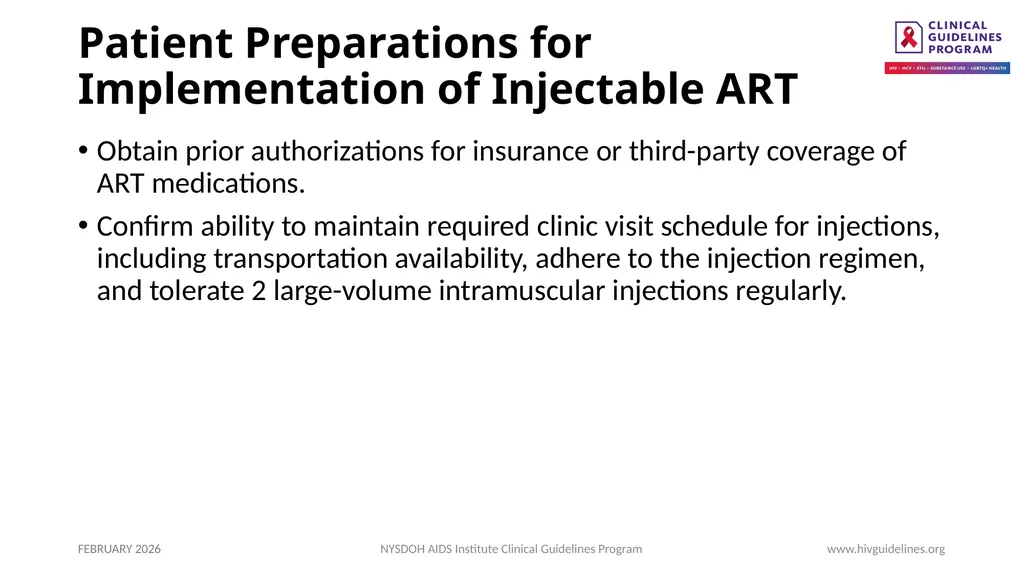 Use of Injectable CAB/RPV LA as Replacement ART - slide 20 of 22