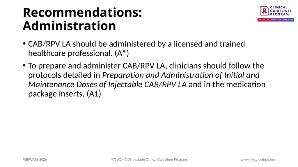 Use of Injectable CAB/RPV LA as Replacement ART - slide 10 of 22