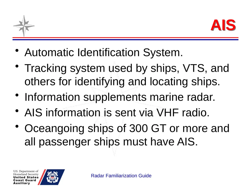 RADAR Familiarization Guide National Response - slide 40 of 47