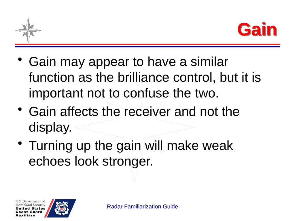 RADAR Familiarization Guide National Response - slide 28 of 47