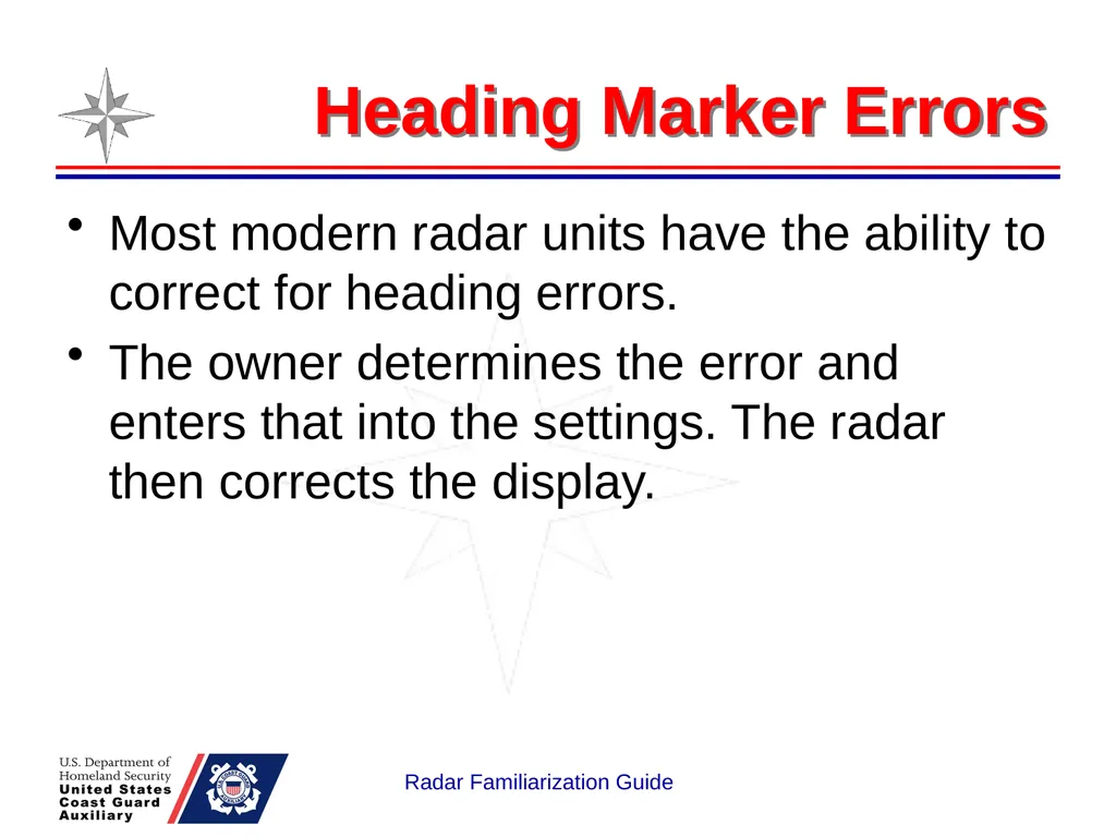 RADAR Familiarization Guide National Response - slide 20 of 47