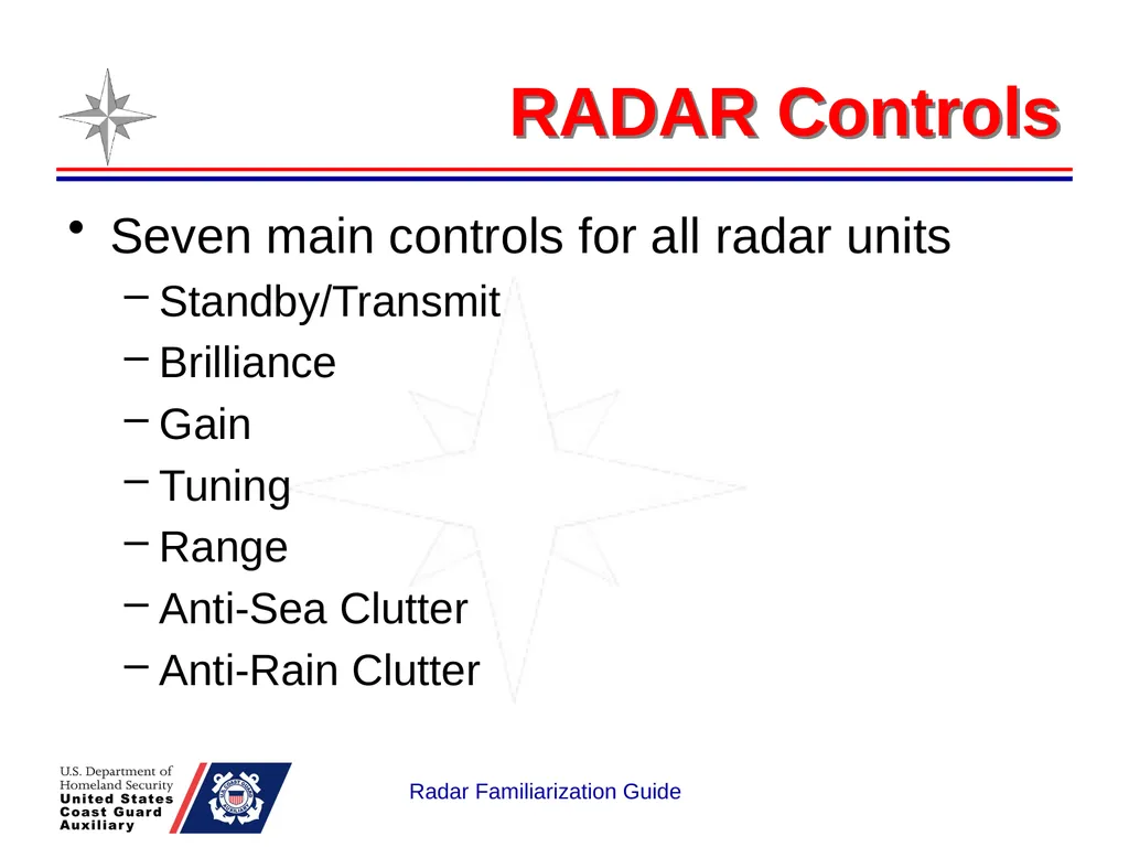 RADAR Familiarization Guide National Response - slide 25 of 47