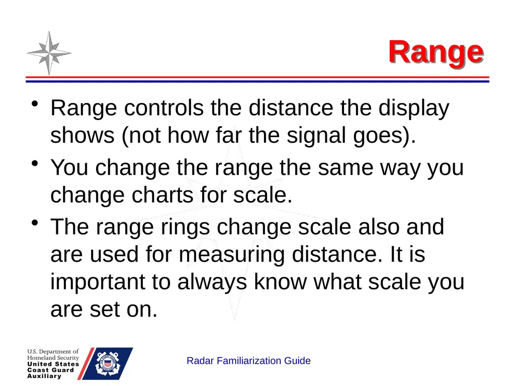 RADAR Familiarization Guide National Response - slide 30 of 47