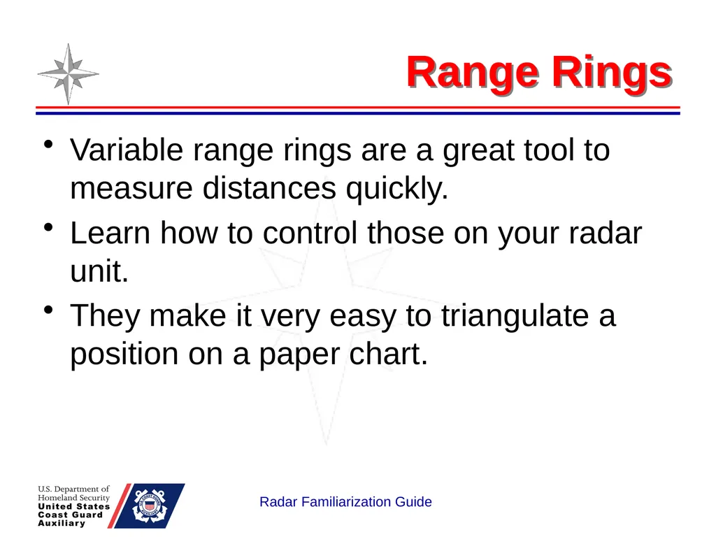 RADAR Familiarization Guide National Response - slide 31 of 47