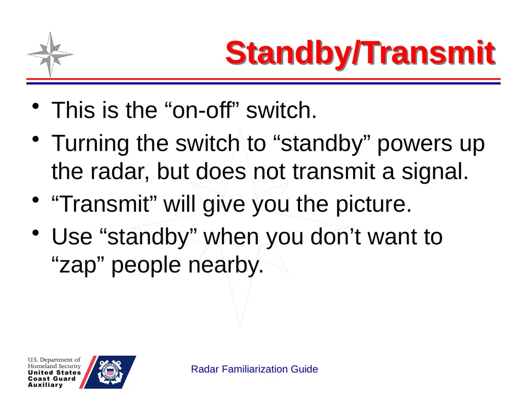 RADAR Familiarization Guide National Response - slide 26 of 47