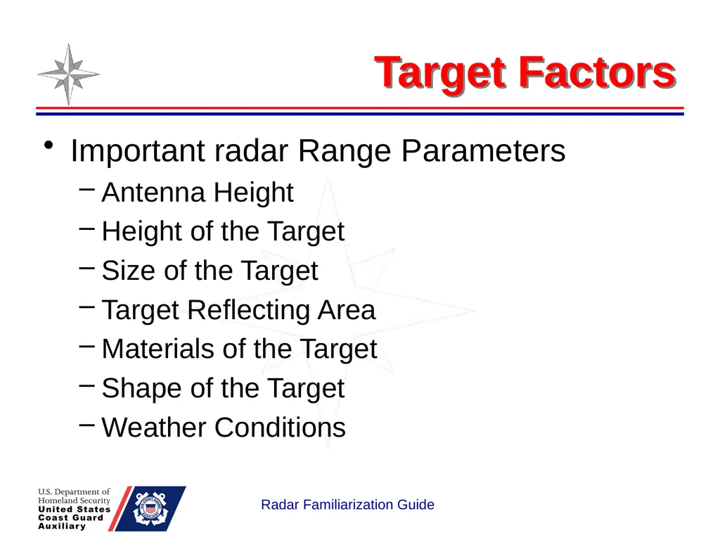 RADAR Familiarization Guide National Response - slide 16 of 47