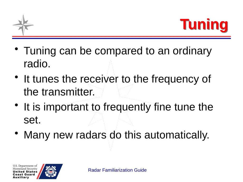 RADAR Familiarization Guide National Response - slide 29 of 47