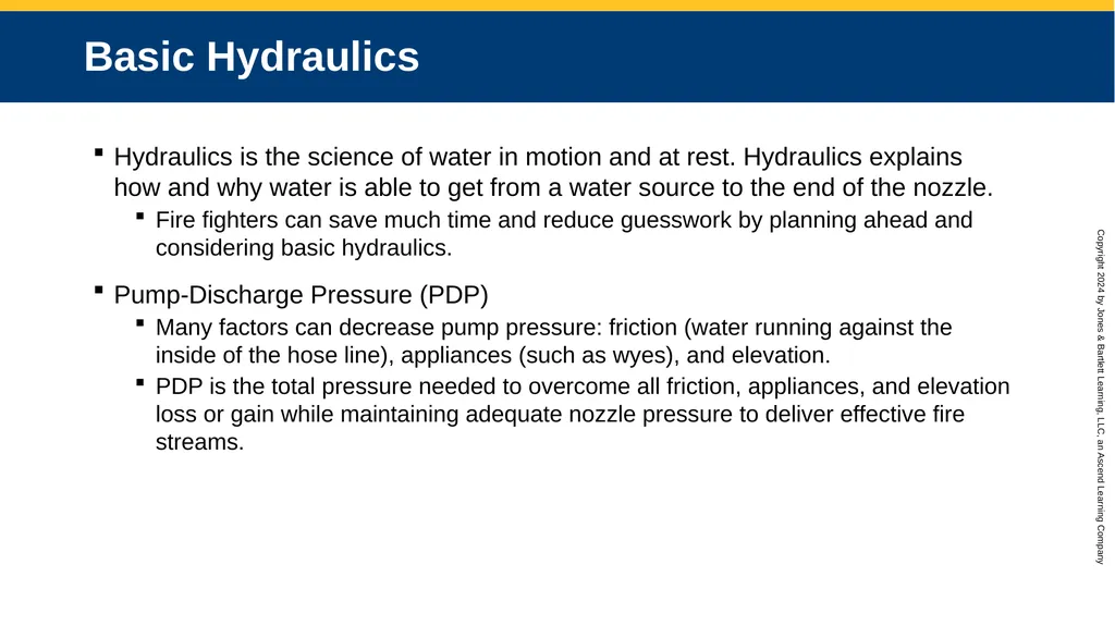 CHAPTER 12 Water Supplies and Operations Knowledge - slide 46 of 57