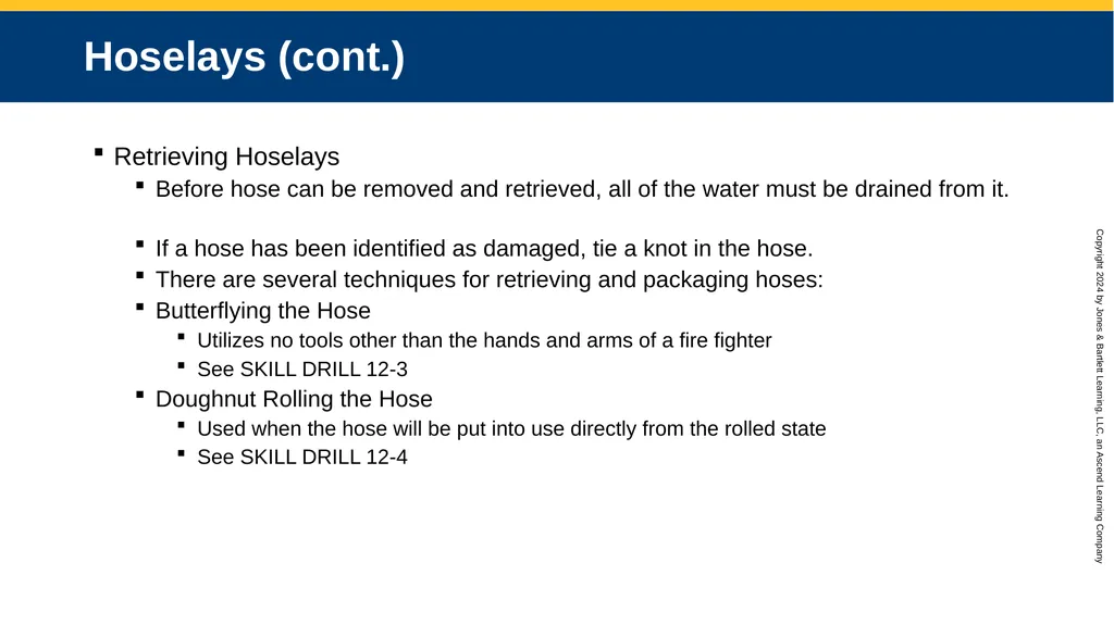 CHAPTER 12 Water Supplies and Operations Knowledge - slide 43 of 57