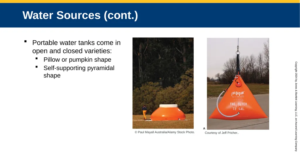 CHAPTER 12 Water Supplies and Operations Knowledge - slide 13 of 57