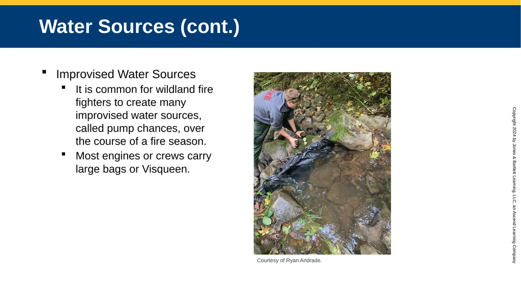 CHAPTER 12 Water Supplies and Operations Knowledge - slide 9 of 57