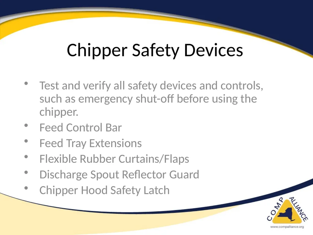 Safe Chipper Use Chipper Accidents are SEVERE! - slide 6 of 11