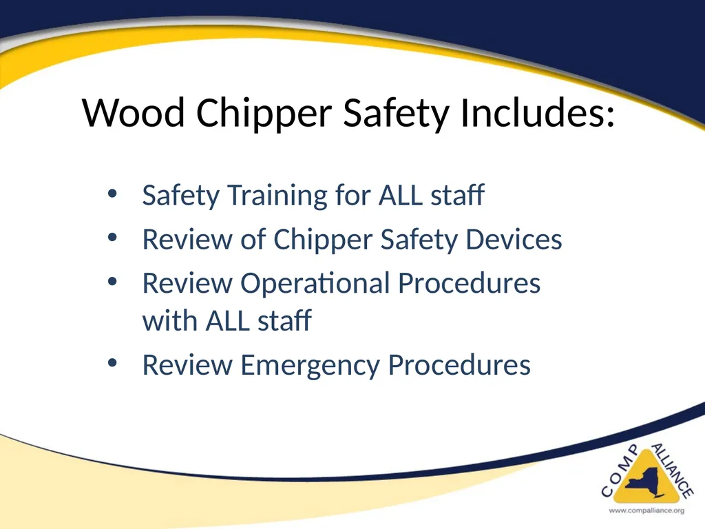 Safe Chipper Use Chipper Accidents are SEVERE! - slide 4 of 11