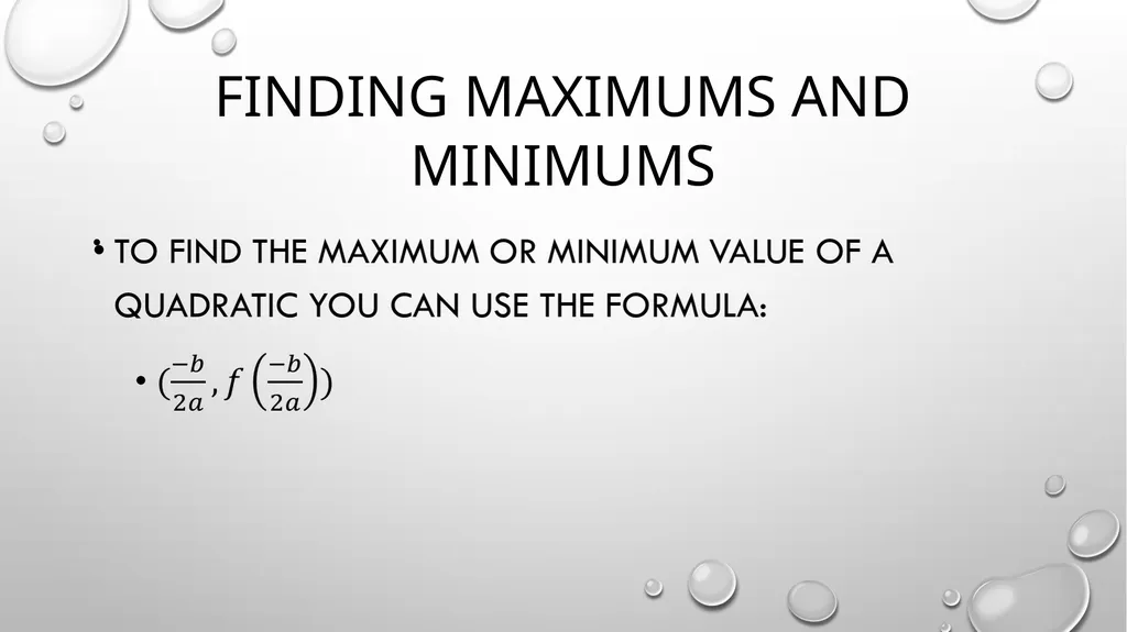 Quadratic Equations Algebra 2 Unit 3 General - slide 33 of 54