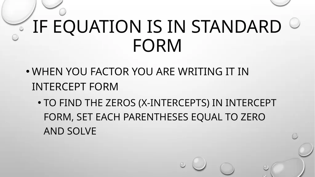 Quadratic Equations Algebra 2 Unit 3 General - slide 46 of 54