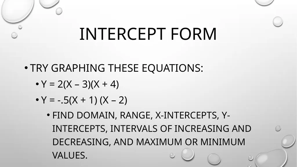 Quadratic Equations Algebra 2 Unit 3 General - slide 19 of 54