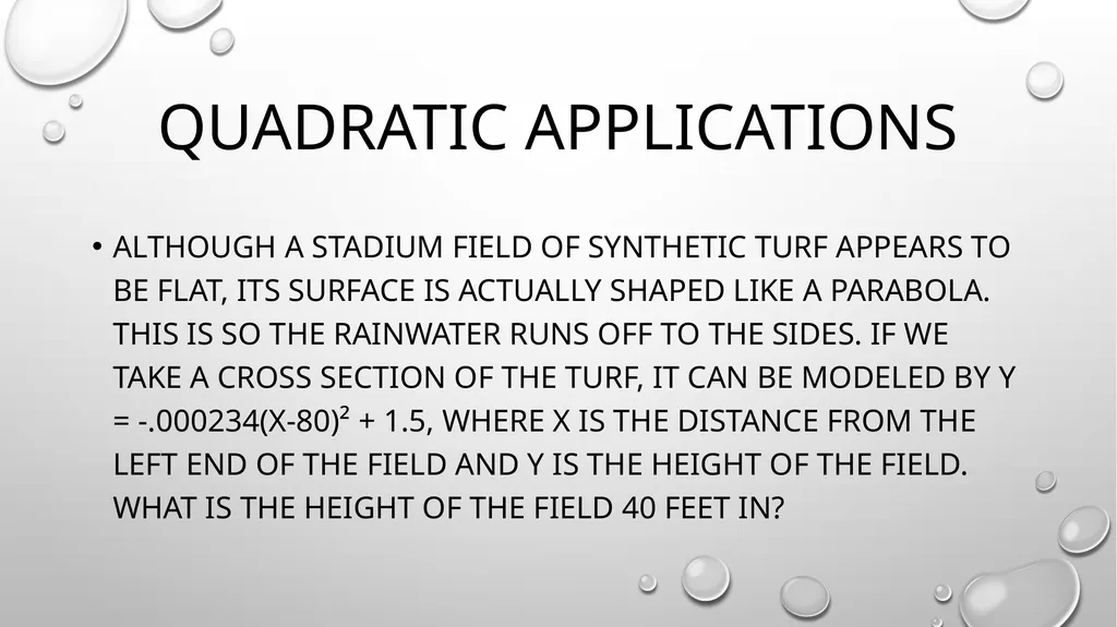 Quadratic Equations Algebra 2 Unit 3 General - slide 52 of 54