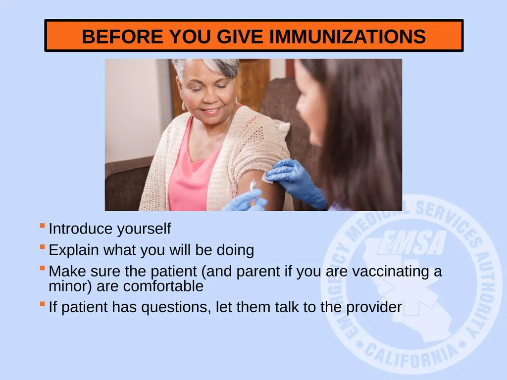 COVID-19 Immunization Skills Training for EMS - slide 14 of 48