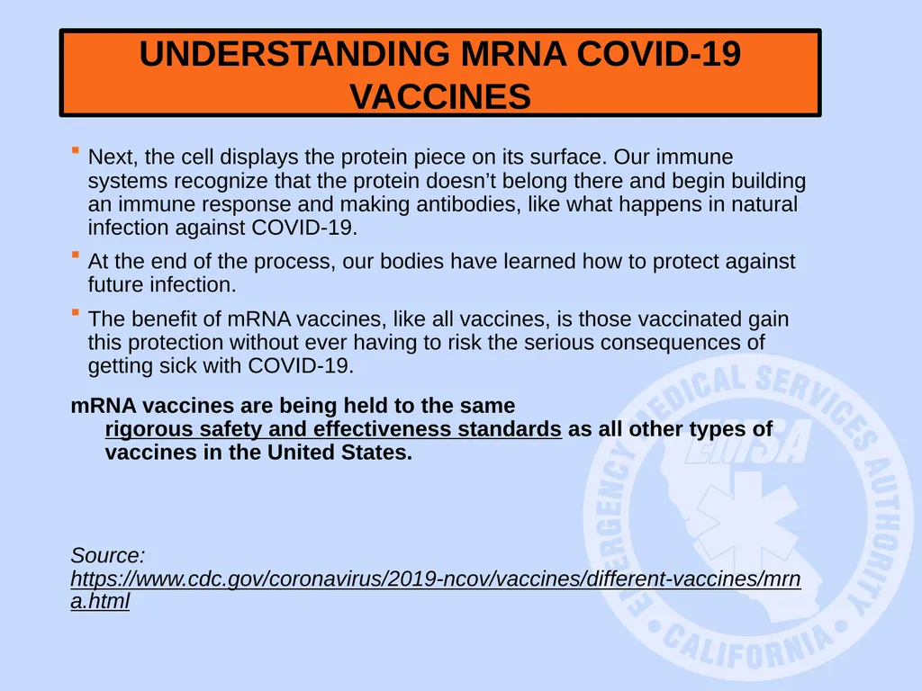 COVID-19 Immunization Skills Training for EMS - slide 9 of 48