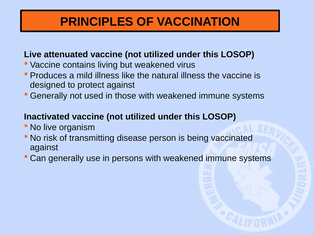 COVID-19 Immunization Skills Training for EMS - slide 7 of 48