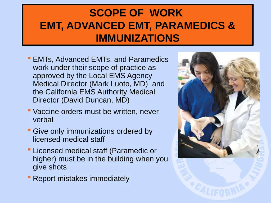 COVID-19 Immunization Skills Training for EMS - slide 16 of 48