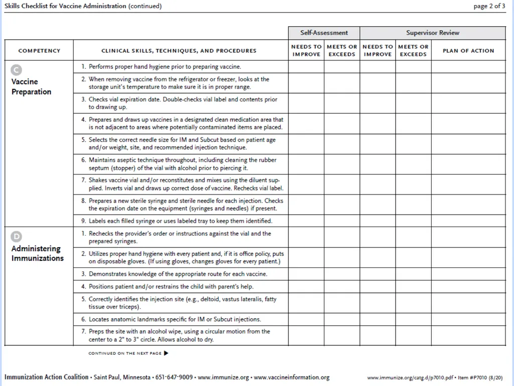 COVID-19 Immunization Skills Training for EMS - slide 47 of 48