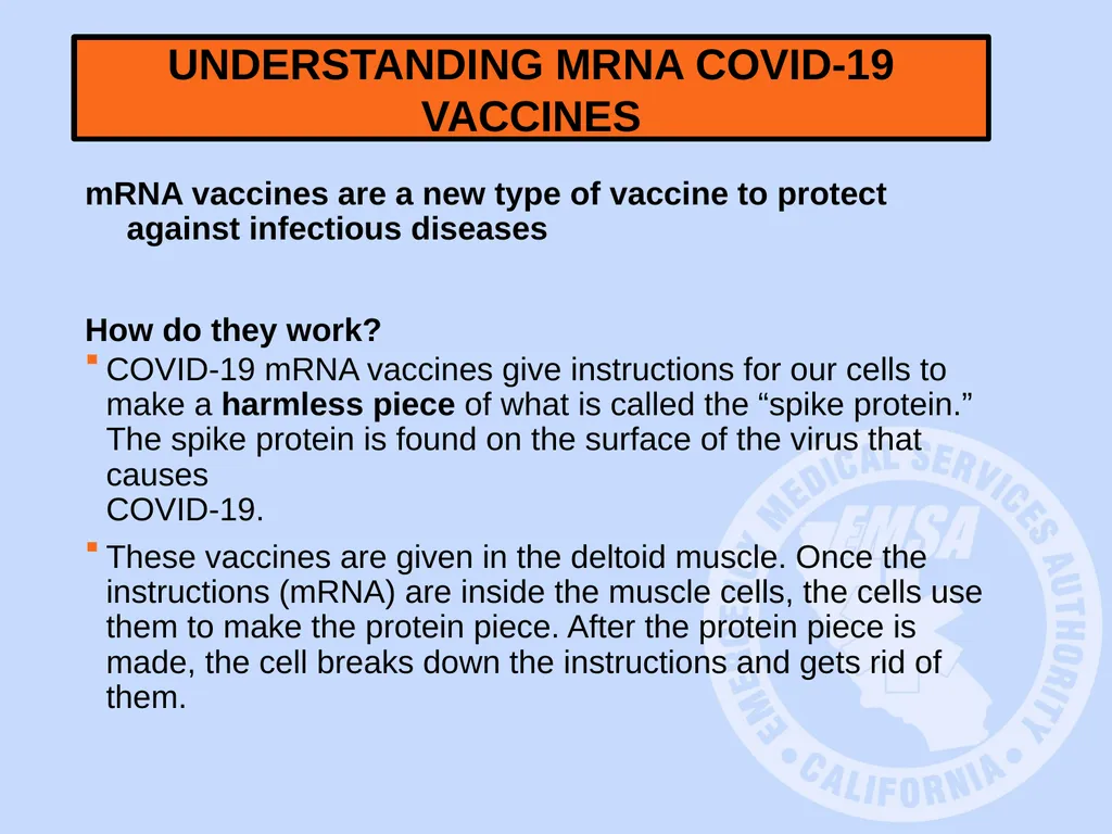 COVID-19 Immunization Skills Training for EMS - slide 8 of 48