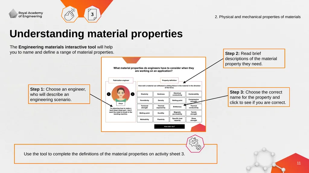 Engineering materials 2. Physical and mechanical - slide 11 of 16