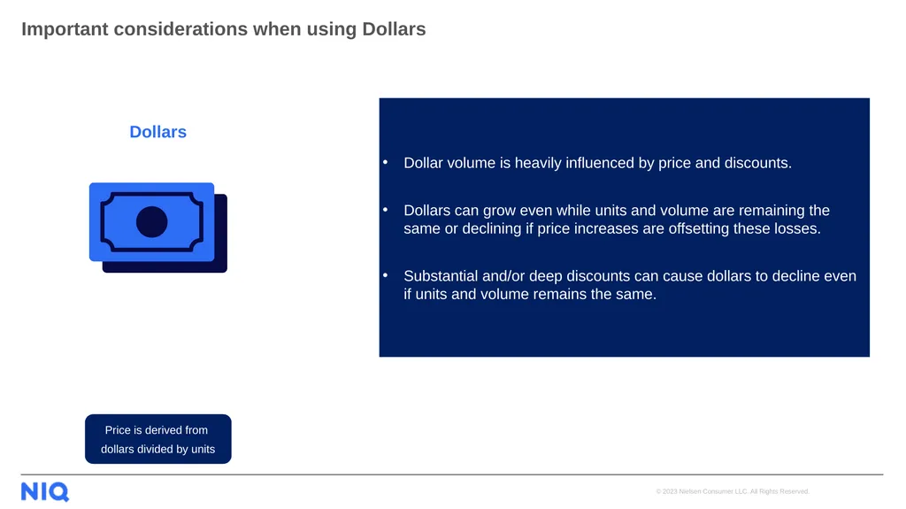 Sales Volume NIQ RMS Certification Course Session - slide 5 of 11