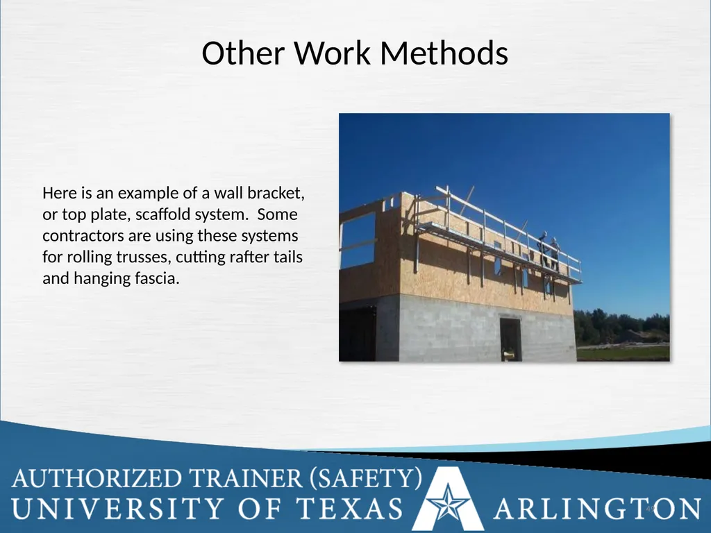 Fall Protection Safety Objectives The purpose of - slide 49 of 72