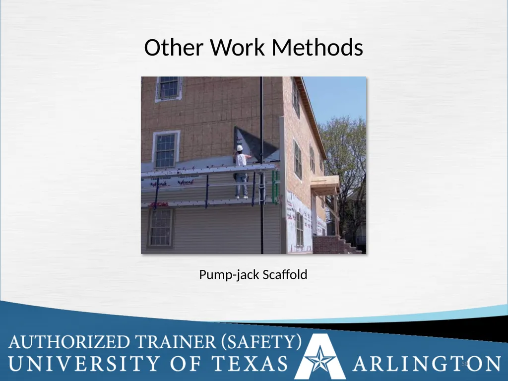 Fall Protection Safety Objectives The purpose of - slide 50 of 72