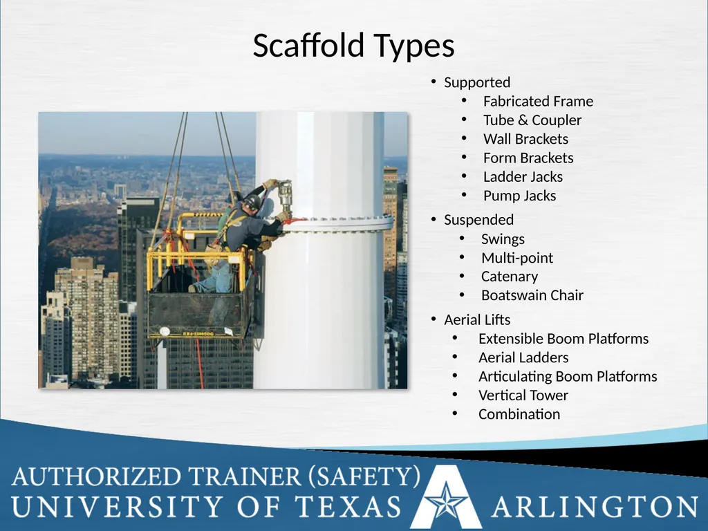 Fall Protection Safety Objectives The purpose of - slide 47 of 72