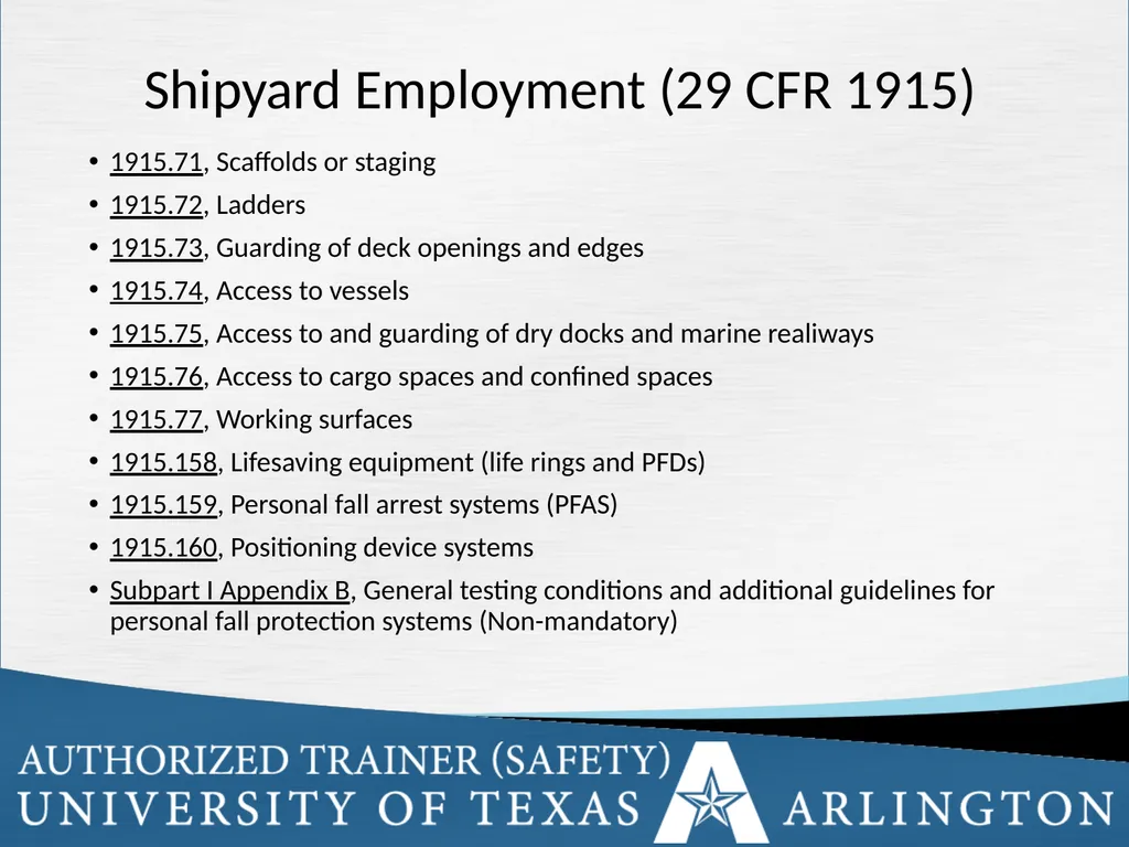 Fall Protection Safety Objectives The purpose of - slide 14 of 72