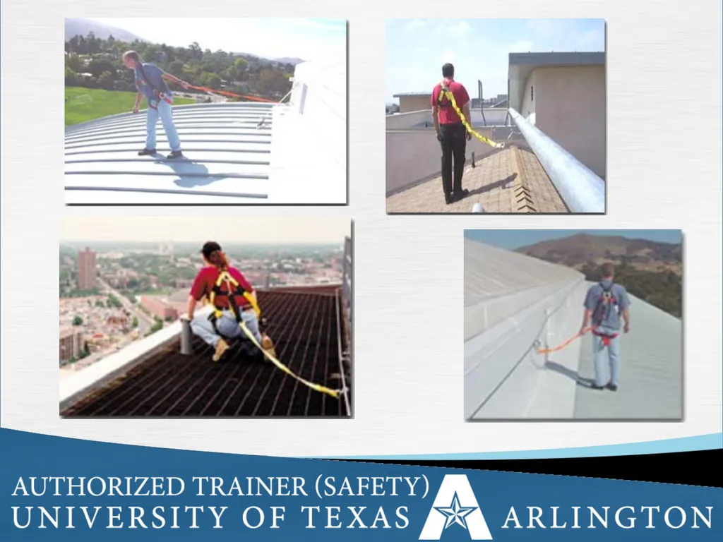 Fall Protection Safety Objectives The purpose of - slide 64 of 72