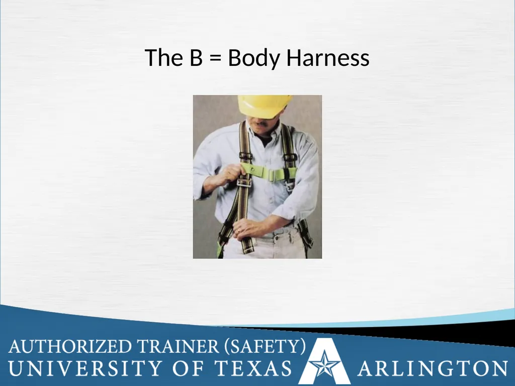 Fall Protection Safety Objectives The purpose of - slide 58 of 72