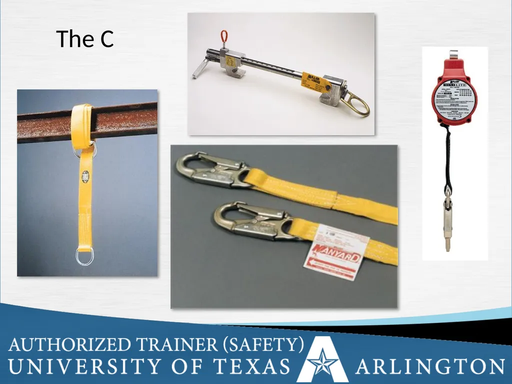 Fall Protection Safety Objectives The purpose of - slide 65 of 72