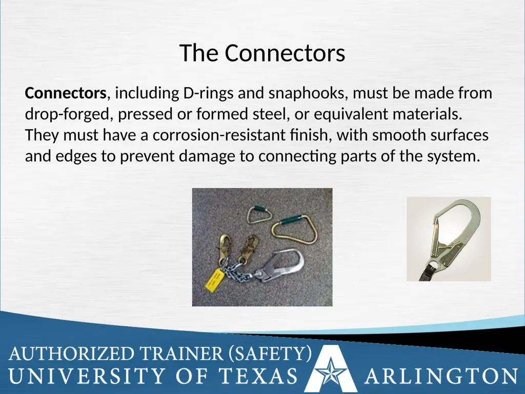 Fall Protection Safety Objectives The purpose of - slide 66 of 72