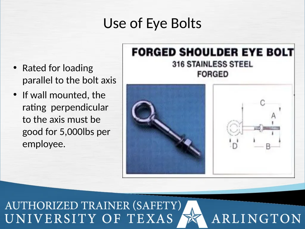 Fall Protection Safety Objectives The purpose of - slide 63 of 72
