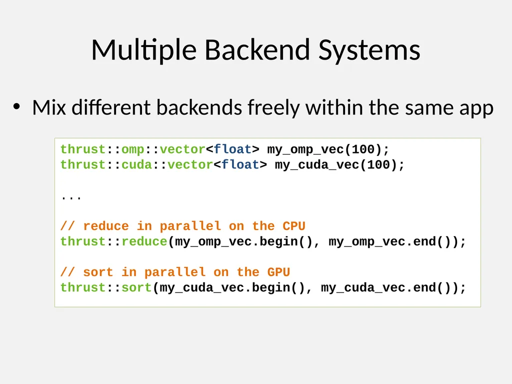 An Introduction to the Thrust Parallel Algorithms - slide 11 of 18