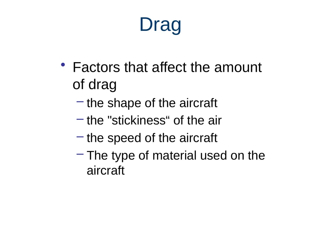 Forces of Flight Scalar and Vector Quantities A - slide 16 of 22