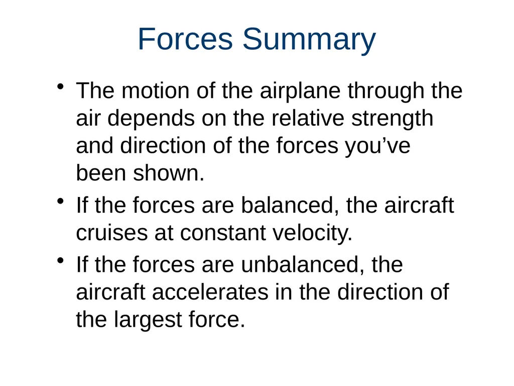 Forces of Flight Scalar and Vector Quantities A - slide 21 of 22
