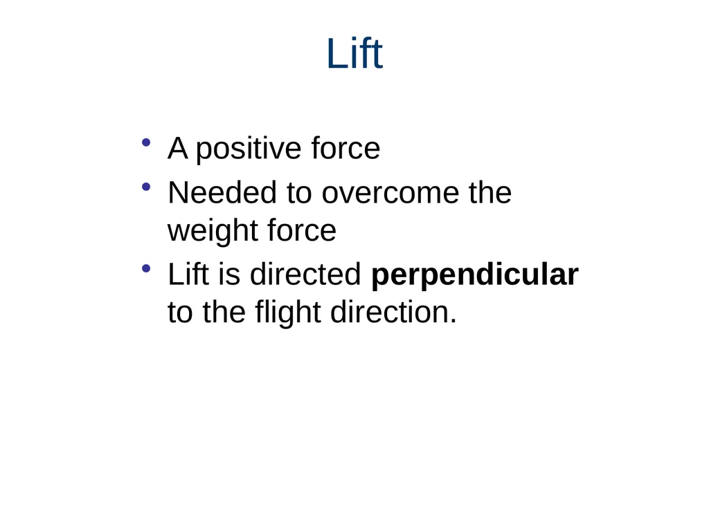 Forces of Flight Scalar and Vector Quantities A - slide 10 of 22