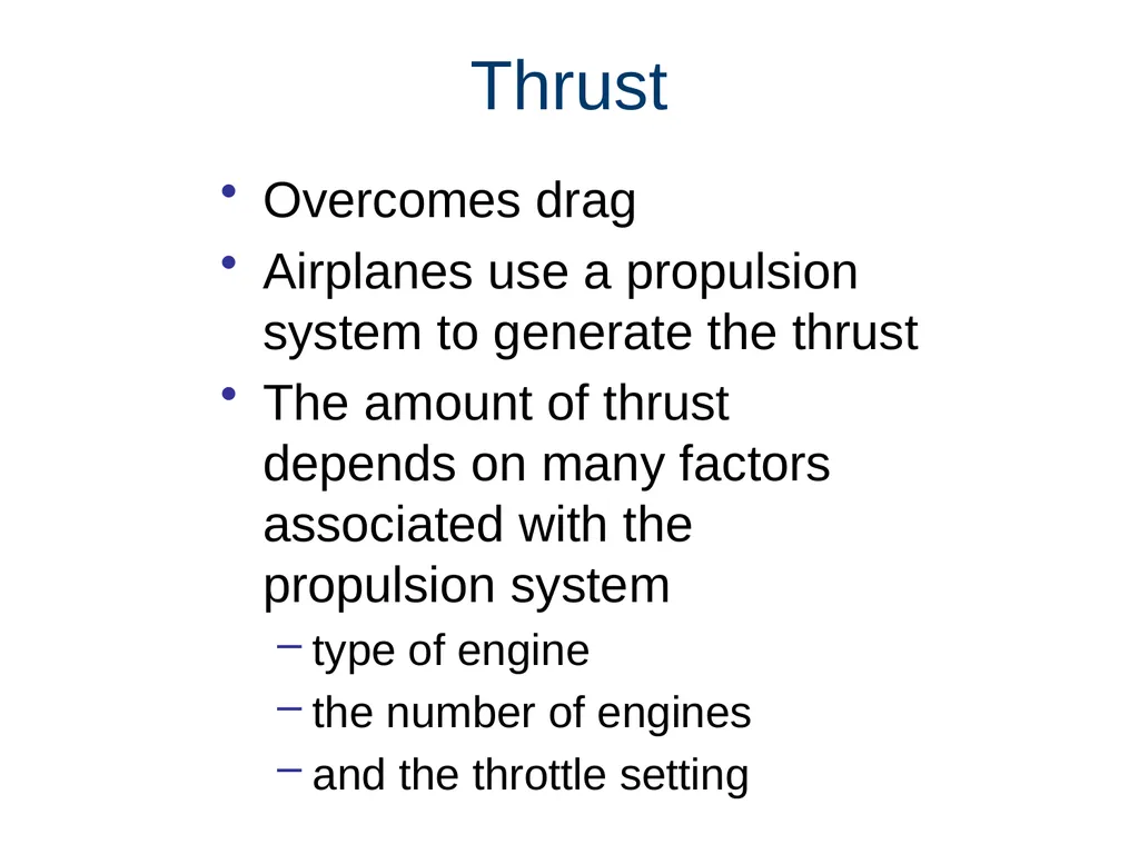 Forces of Flight Scalar and Vector Quantities A - slide 19 of 22