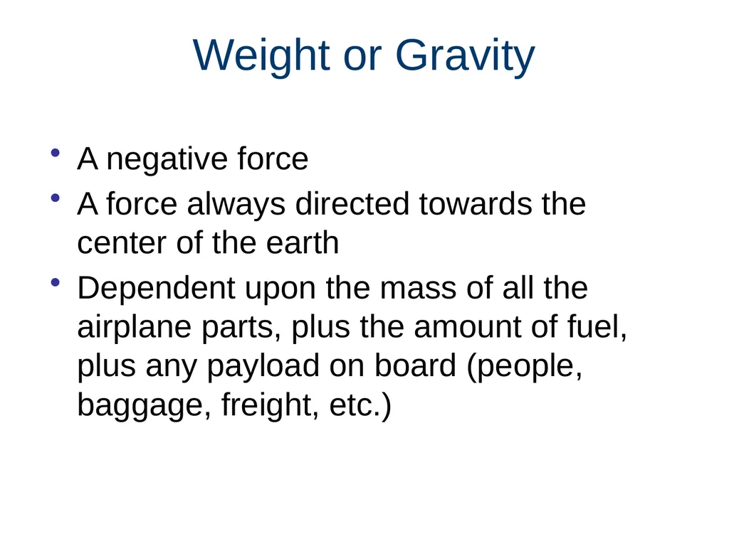 Forces of Flight Scalar and Vector Quantities A - slide 6 of 22