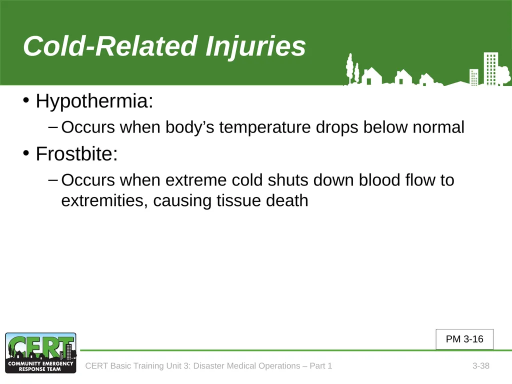 Unit 3: Disaster Medical Operations - Part 1 CERT - slide 39 of 51