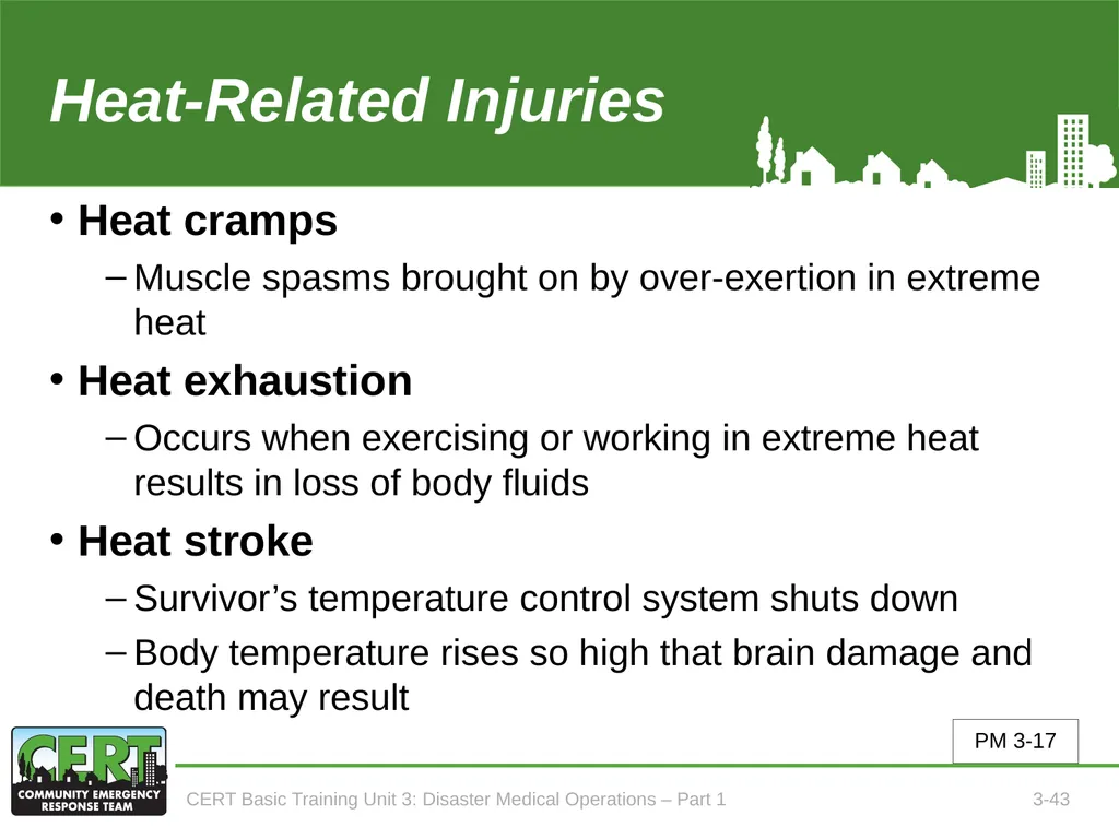 Unit 3: Disaster Medical Operations - Part 1 CERT - slide 44 of 51