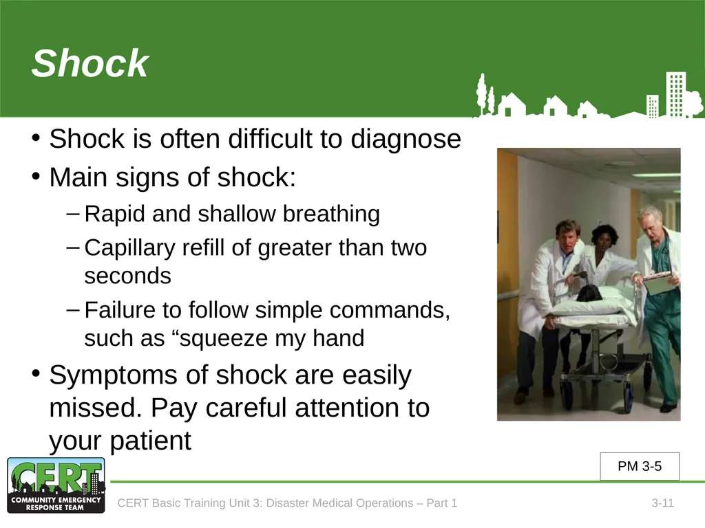 Unit 3: Disaster Medical Operations - Part 1 CERT - slide 12 of 51