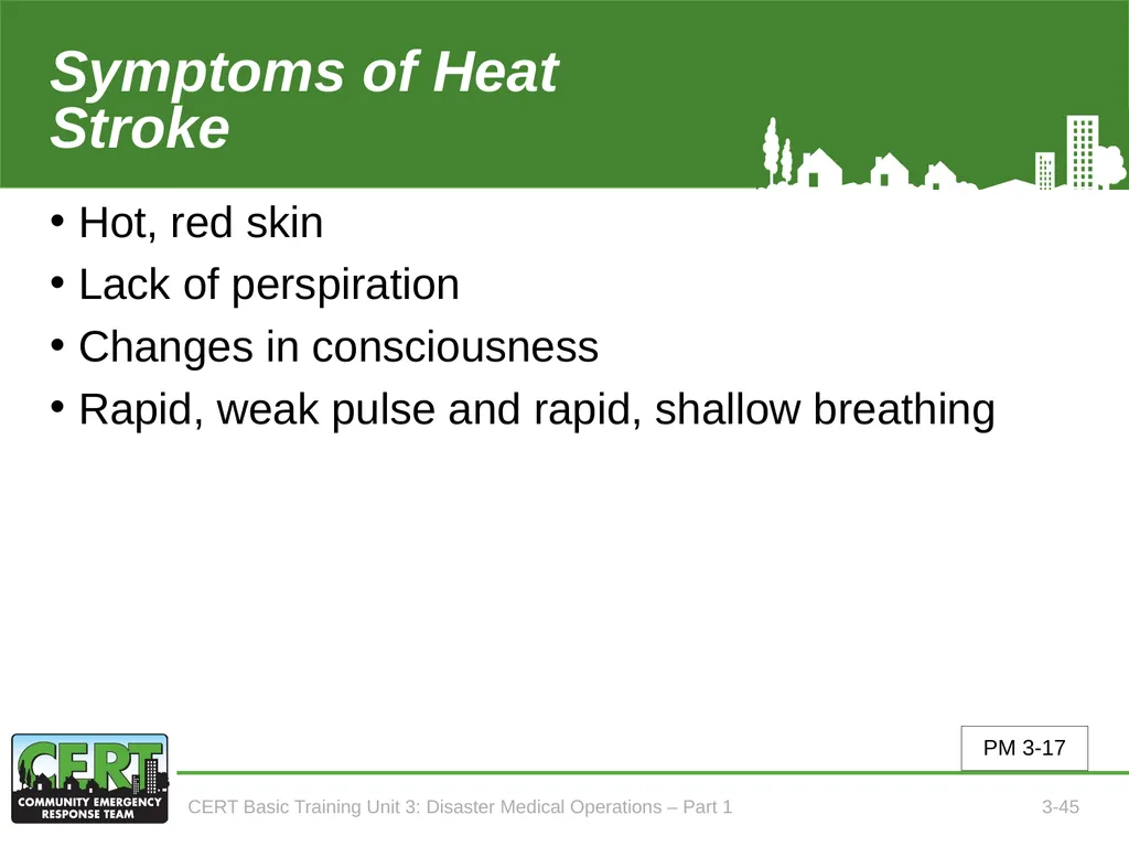 Unit 3: Disaster Medical Operations - Part 1 CERT - slide 46 of 51