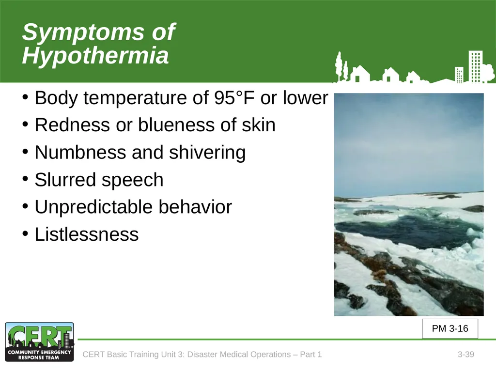 Unit 3: Disaster Medical Operations - Part 1 CERT - slide 40 of 51