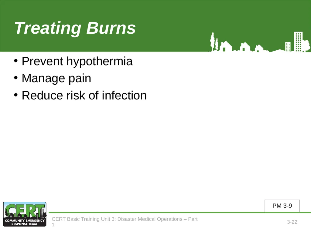 Unit 3: Disaster Medical Operations - Part 1 CERT - slide 23 of 51